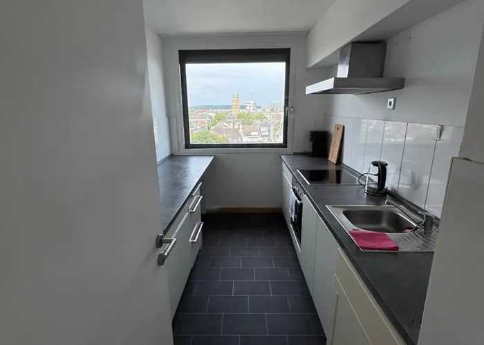 Apartment Kaiserloft Skylineblick Messe & Dusseldorf